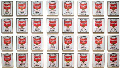 Campbell's Soup Cans by Andy Warhol
