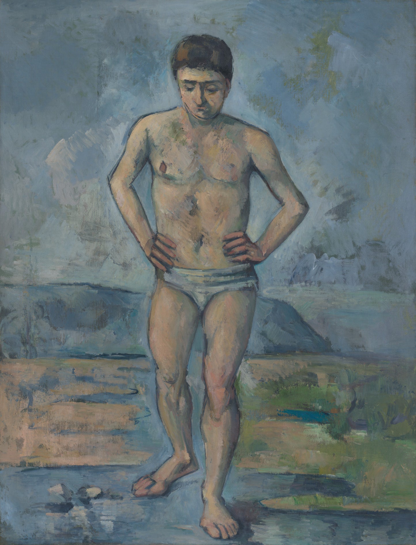 The Bather by Paul Cézanne