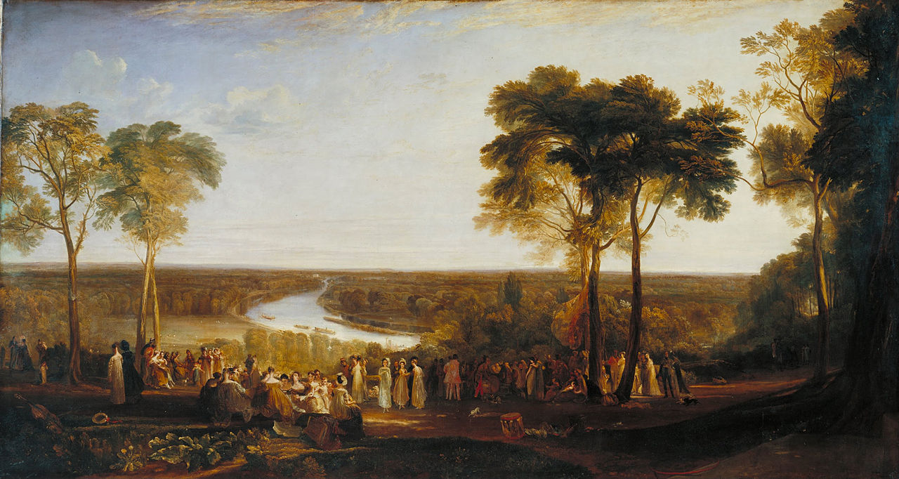 England Richmond Hill on the Prince Regent's Birthday by William Turner