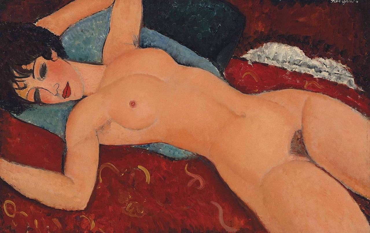 Nu Couche 1917-1918 by Amedeo Modigliani