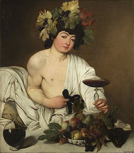 Bacchus 1596 by Caravaggio