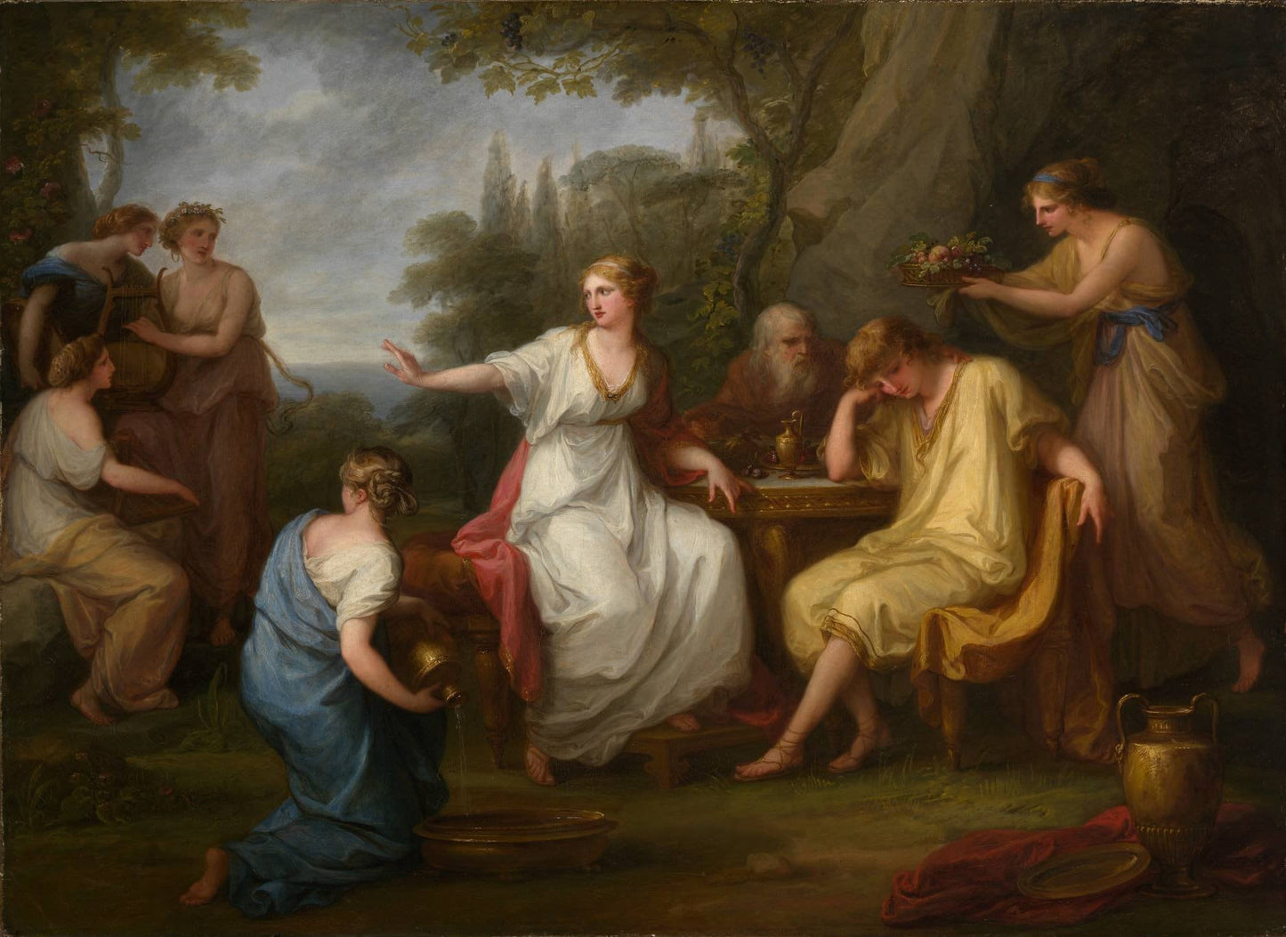 The Sorrow of Telemachus 1783 by Angelica Kauffmann