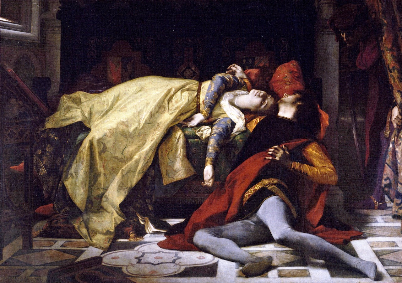 The Death of Francesca da Rimini and Paolo Malatesta by Alexandre Cabanel