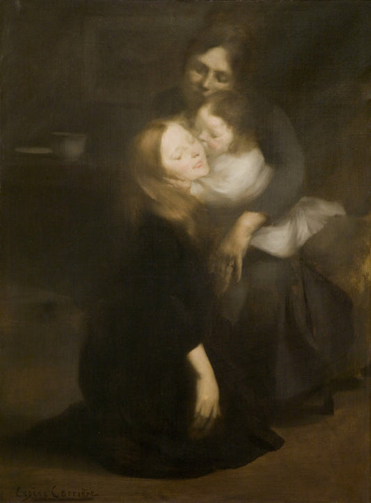 Intimacy by Eugène Carrière