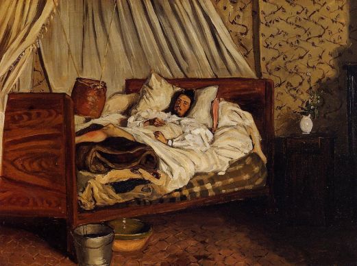 The Improvised Field Hospital by Frédéric Bazille