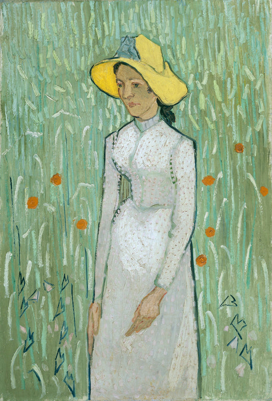 Girl in White 1890 by Vincent Van Gogh