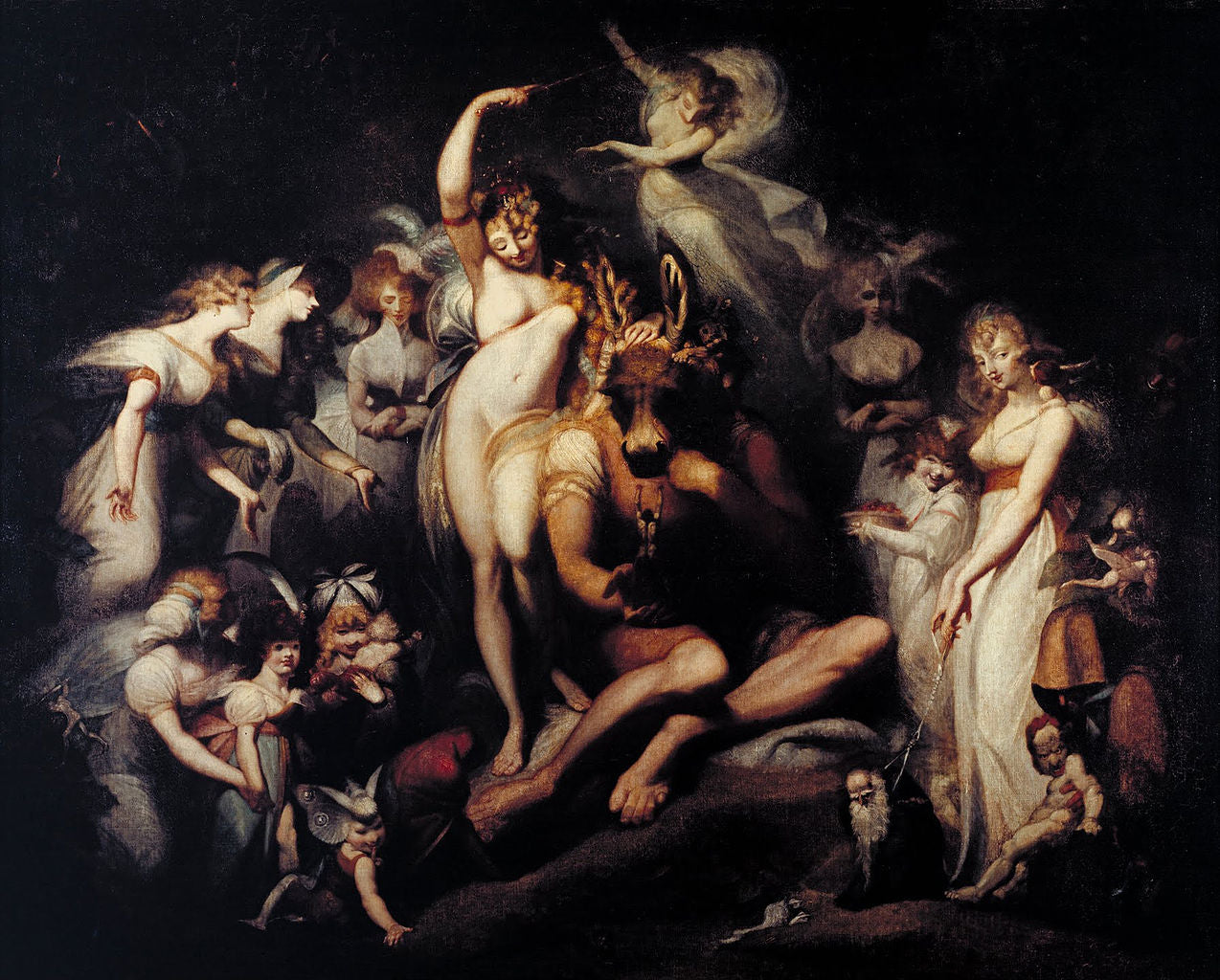 Titania and Bottom 1790 by Henry Fuseli
