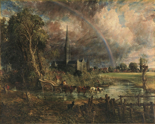 Salisbury Cathedral from the Meadows 1831 by John Constable