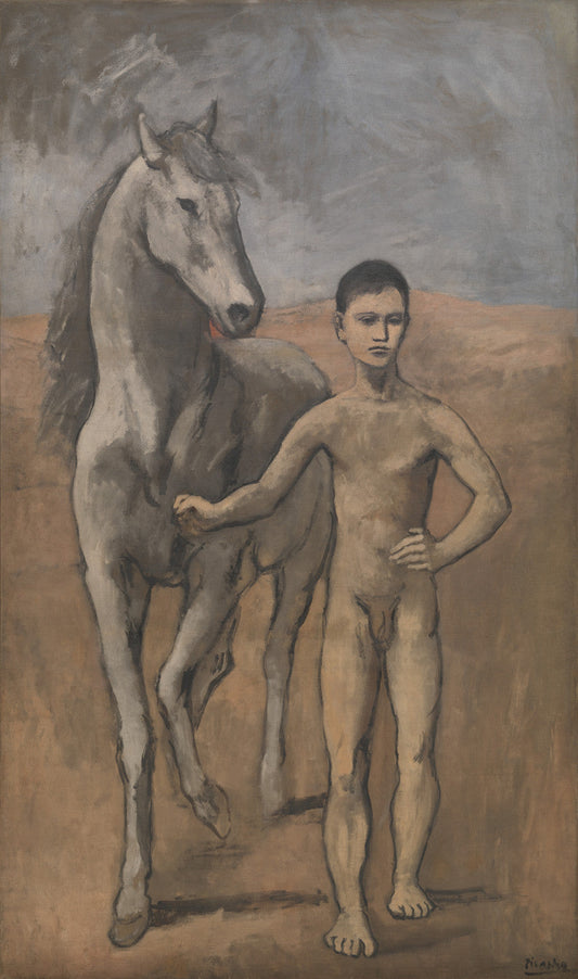 Boy Leading a Horse by Pablo Picasso