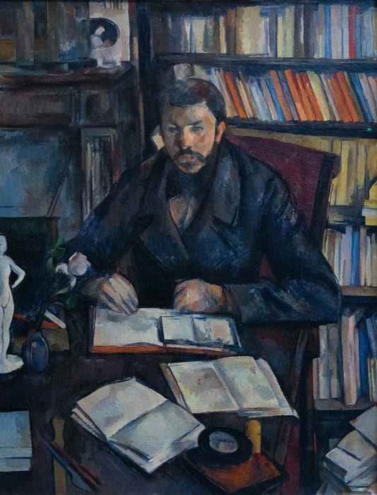 Portrait of Gustave Geffroy by Paul Cézanne