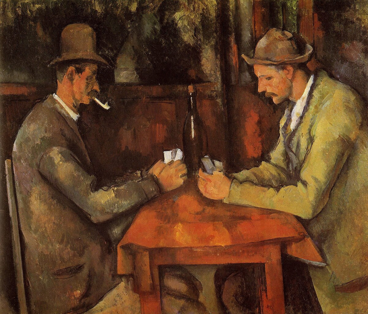 The Card Players 1894–1895 by Paul Cézanne