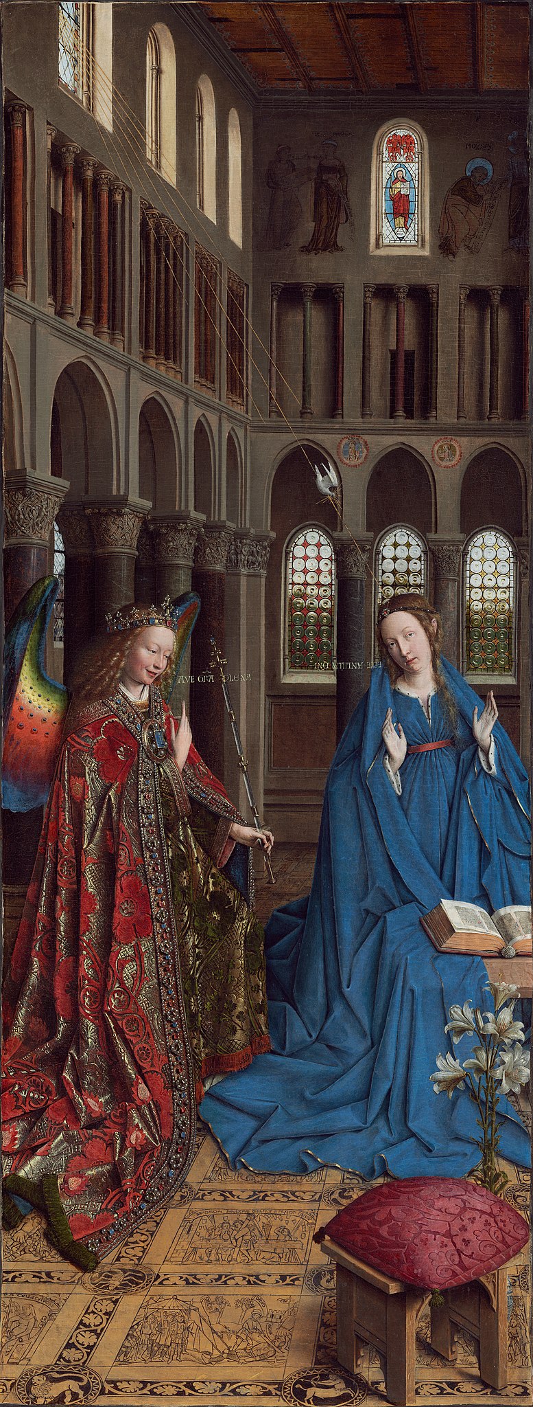 The Annunciation 1434 by Jan van Eyck