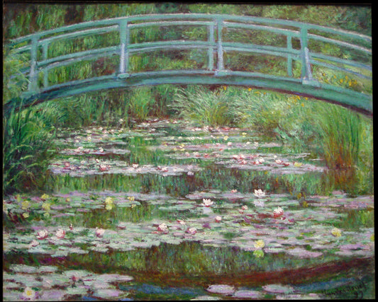 The Japanese Footbridge 1899 by Claude Monet