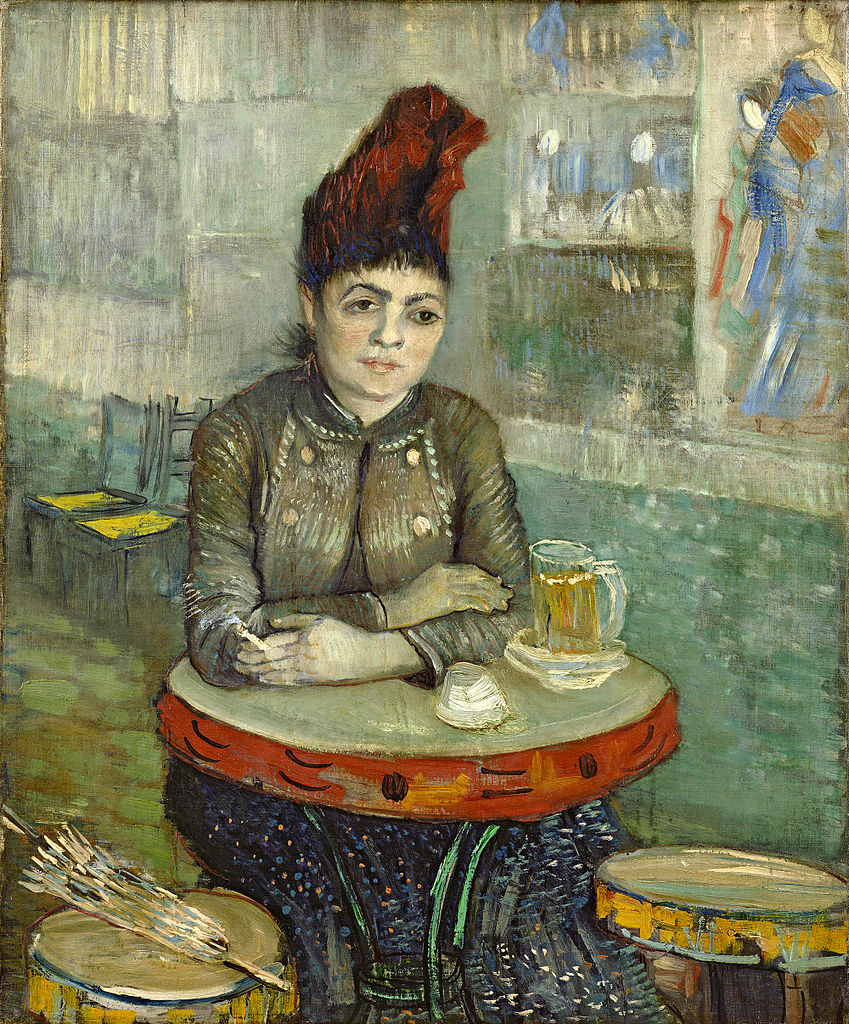 Agostina Segatori Sitting in the Café du Tambourin by Vincent Van Gogh