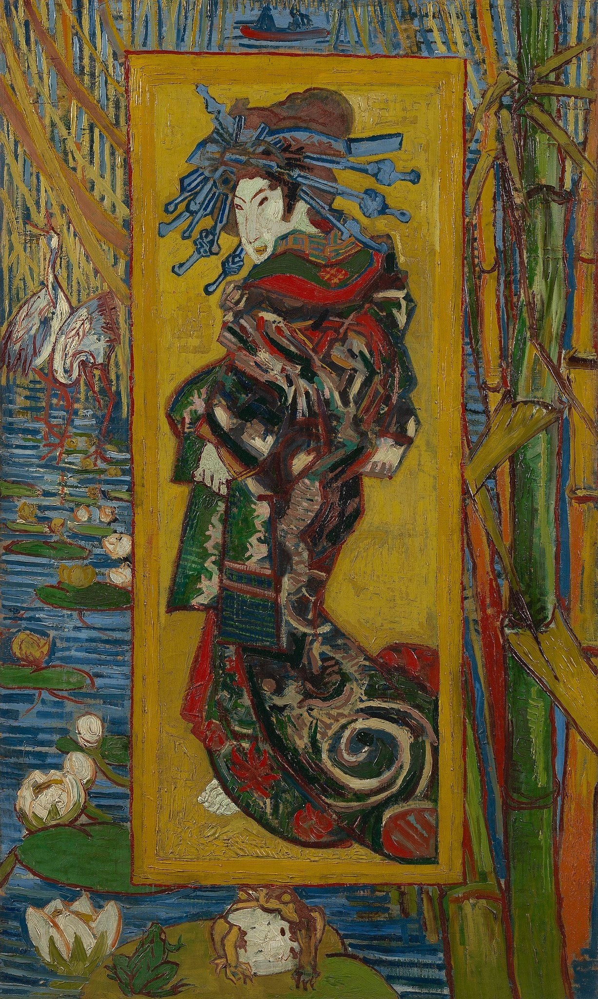 Courtesan, after Eisen by Vincent Van Gogh