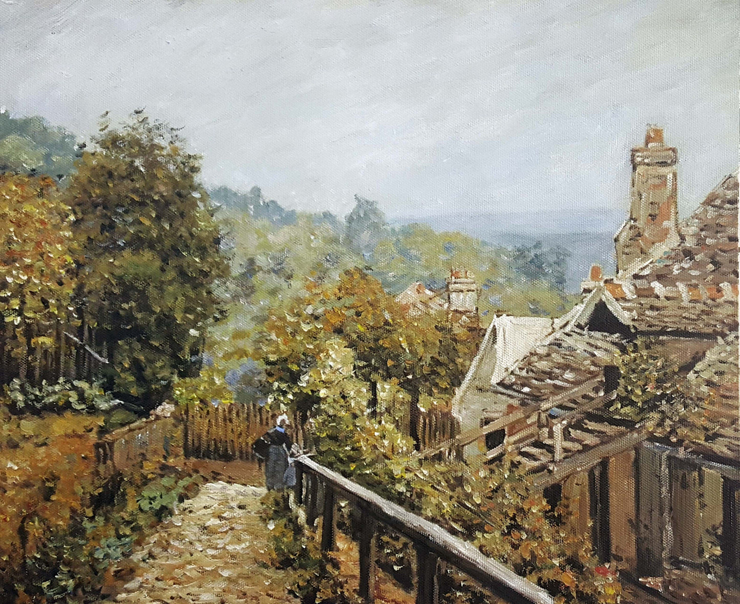 Louveciennes or,The Heights at Marly 1873 by Alfred Sisley