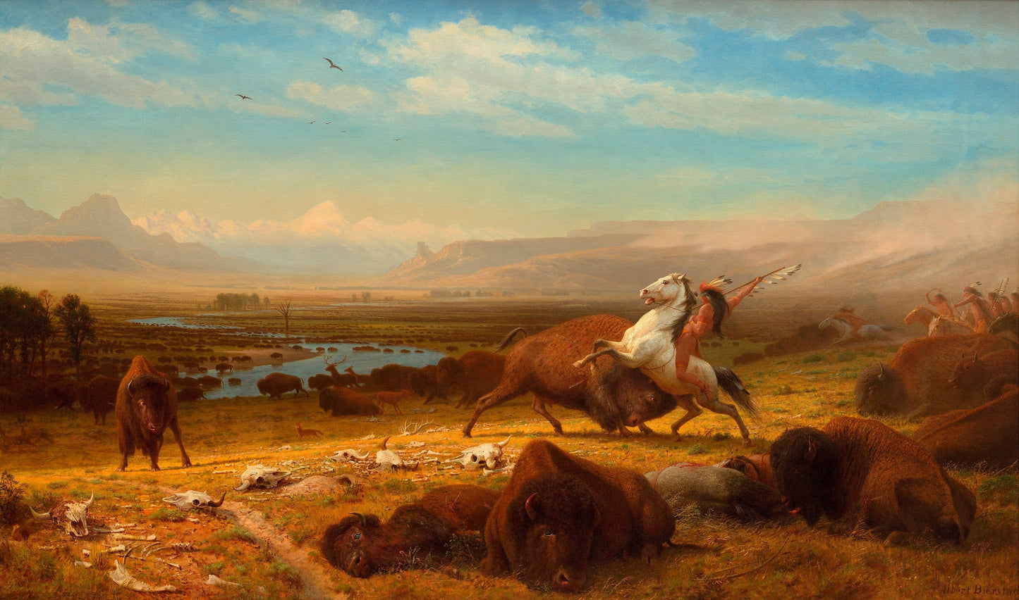 The Last of the Buffalo by Albert Bierstadt