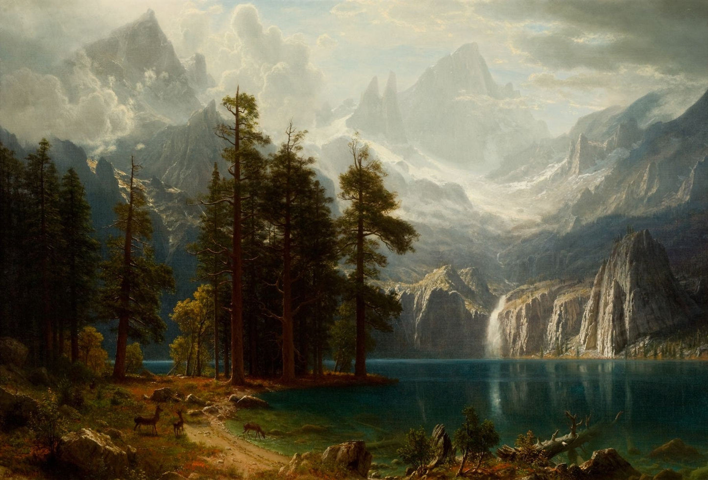 Sierra Nevada 1871 by Albert Bierstadt