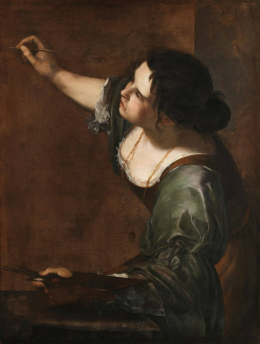 Self-Portrait as the Allegory of Painting by Artemisia Gentileschi