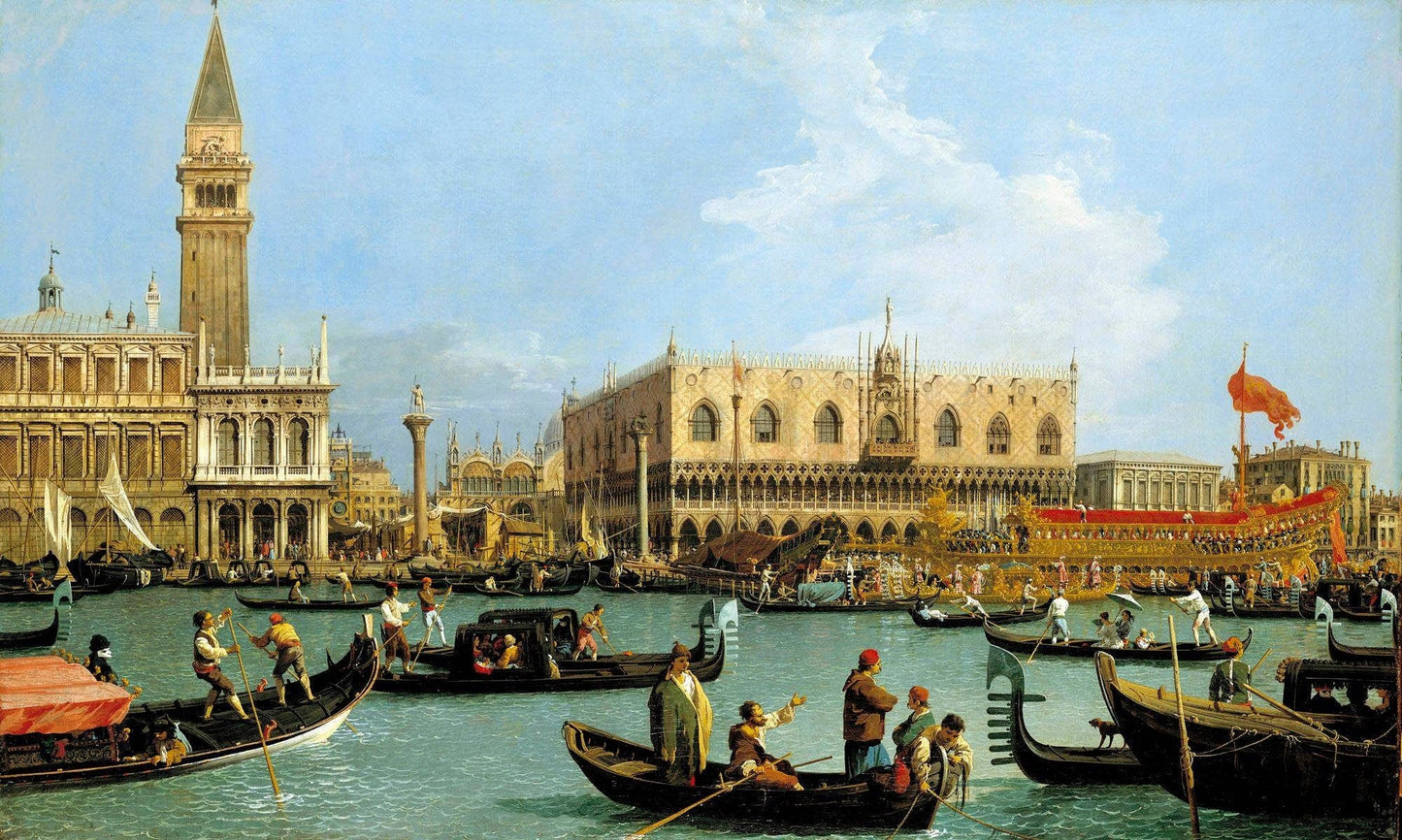 The Bacino di San Marco on Ascension Day c.1733-4 by Canaletto