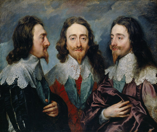 Charles I in Three Positions 1635 by Anthony Van Dyck