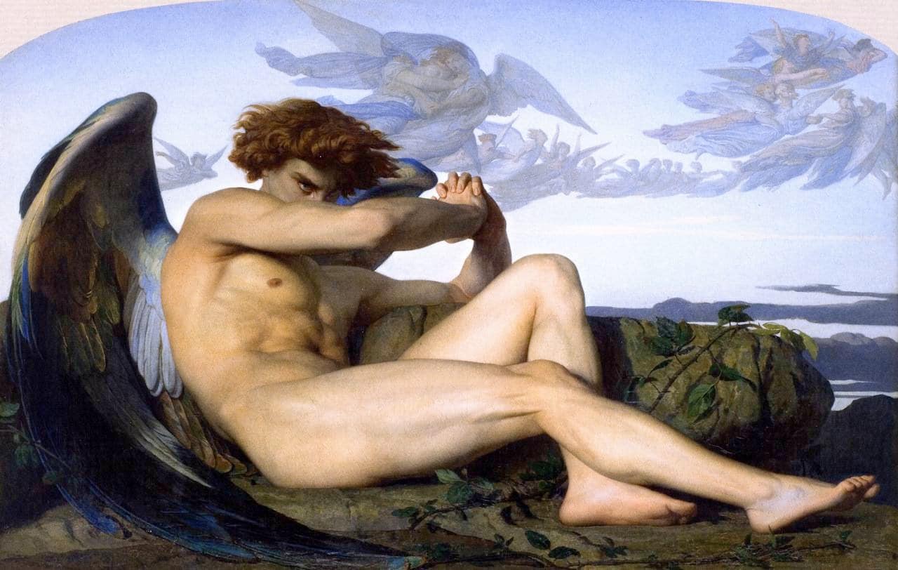 Fallen Angel 1847 by Alexandre Cabanel