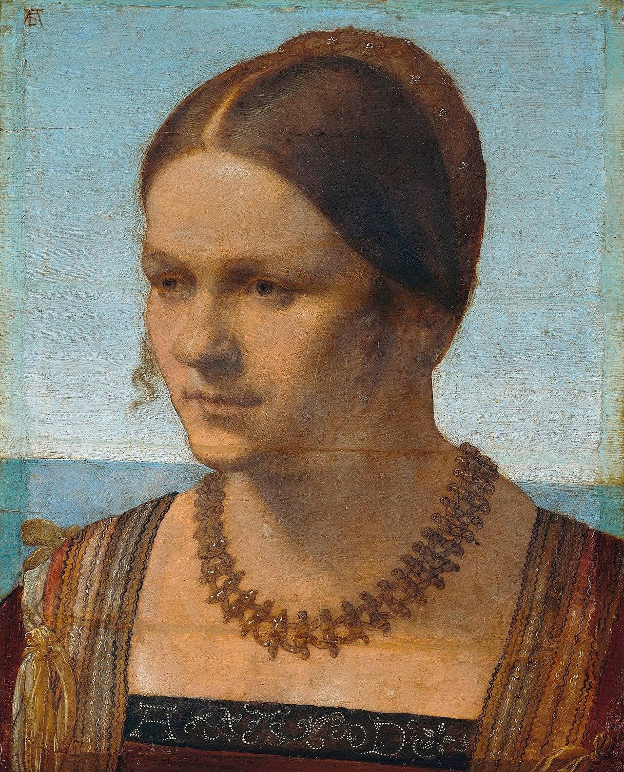 Portrait of a young Venetian woman 1506 by Albrecht Durer