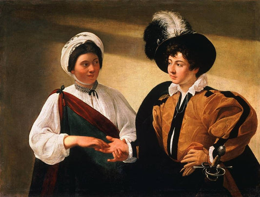 The Fortune Teller 1595 (second version) by Caravaggio