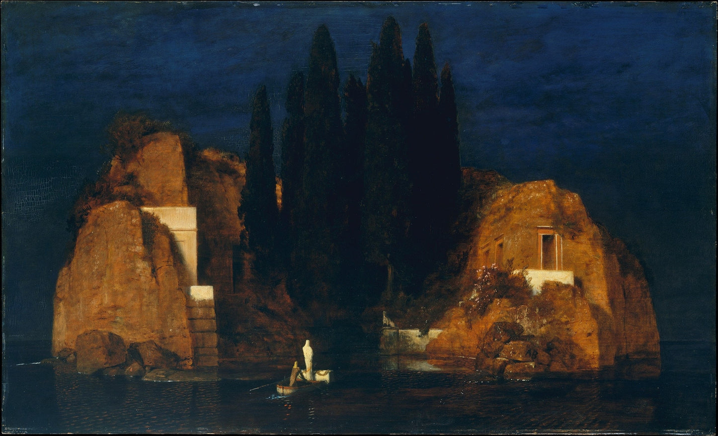 Isle of the Dead,New York version 1880 by Arnold Bocklin