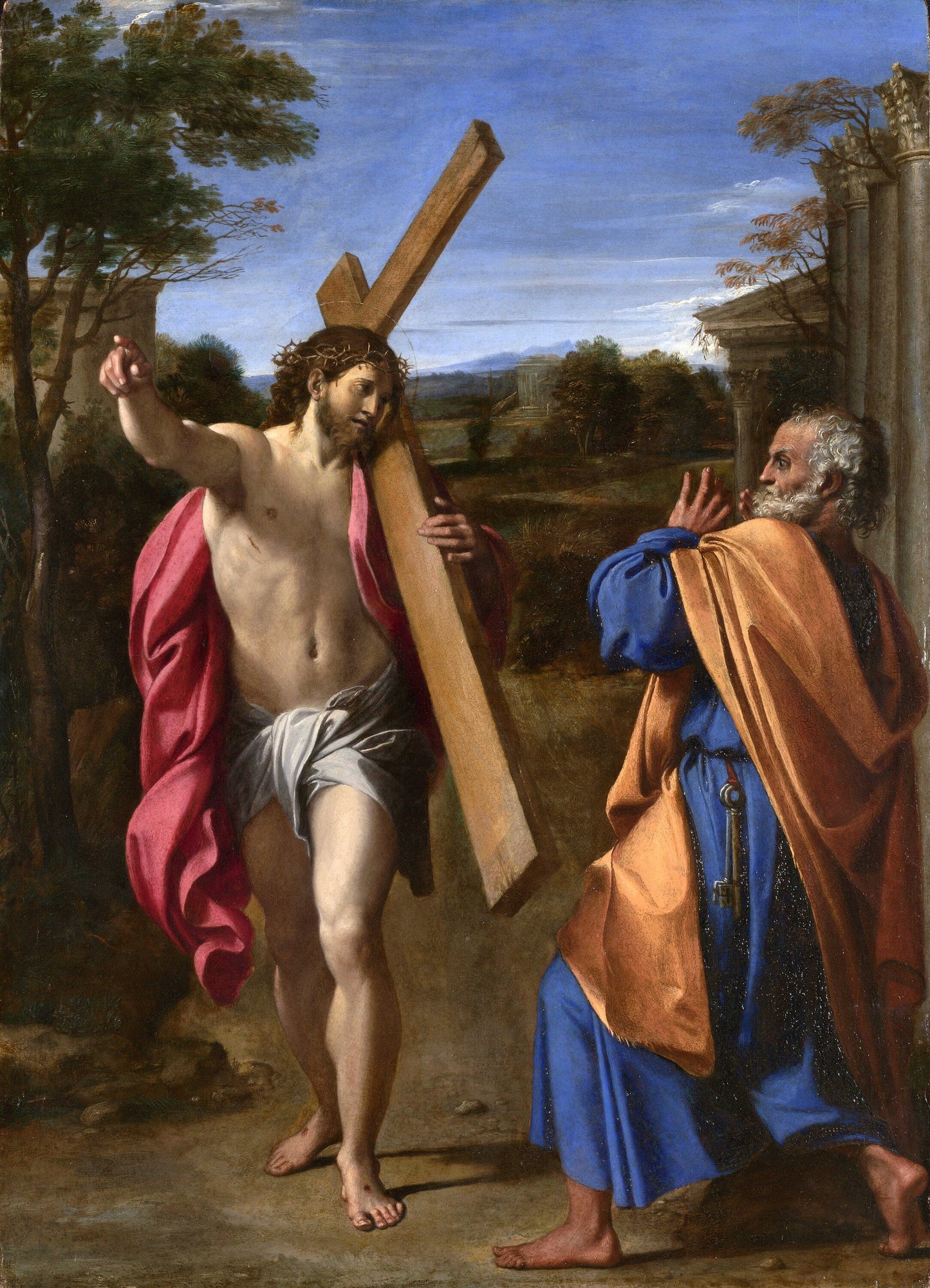 Domine quo vadis 1601-1602 by Annibale Carracci