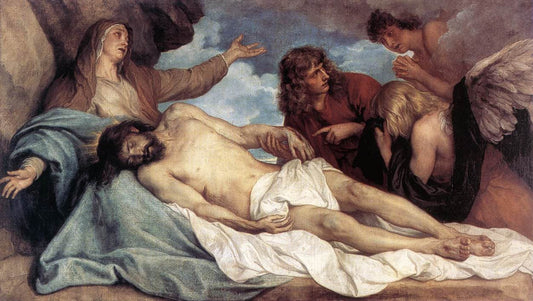 The Lamentation Over The Dead Christ 1635 by Anthony Van Dyck