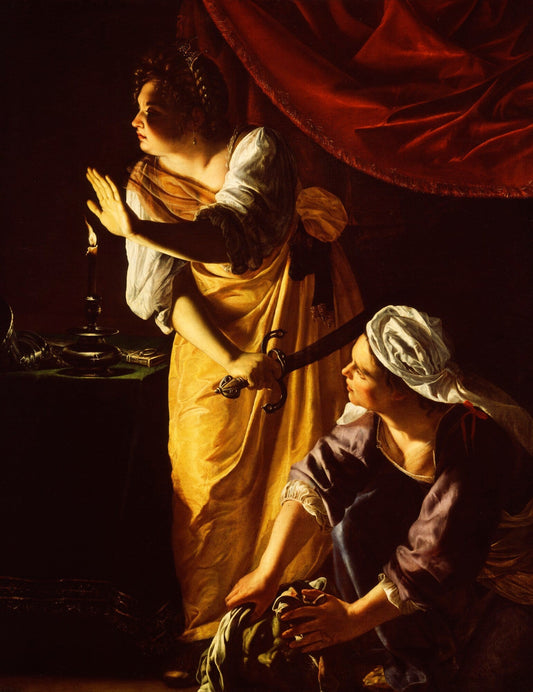 Judith and Maidservant with Head of Holofernes 1623-1625 by Artemisia Gentileschi