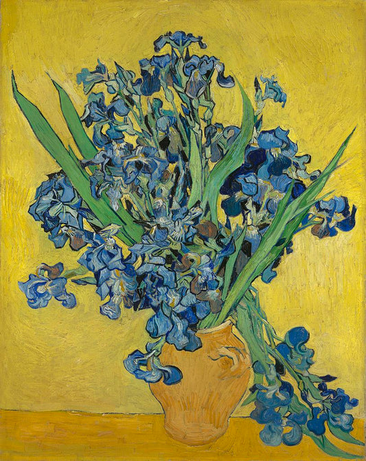 Vase with Irises by Vincent Van Gogh